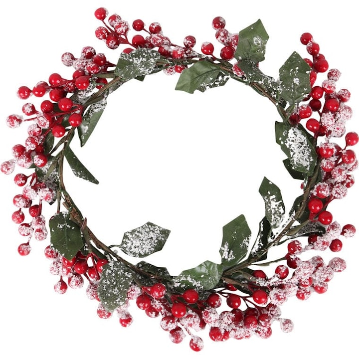 Коледен венец, Голиат, елегантен дизайн, 30 см, Многоцветен
