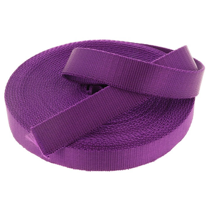 Banda de transport, 20mm, Kacperek, Polipropilena 50 metri, mov