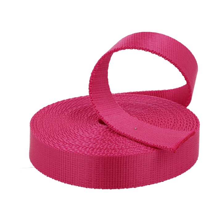 Banda de transport, 20mm, Kacperek, Polipropilena, 50 m, roz
