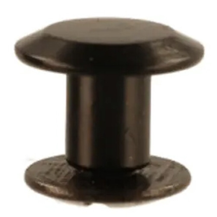 Set 100 nituri pentru piele, Kacperek, 5 mm, Negru