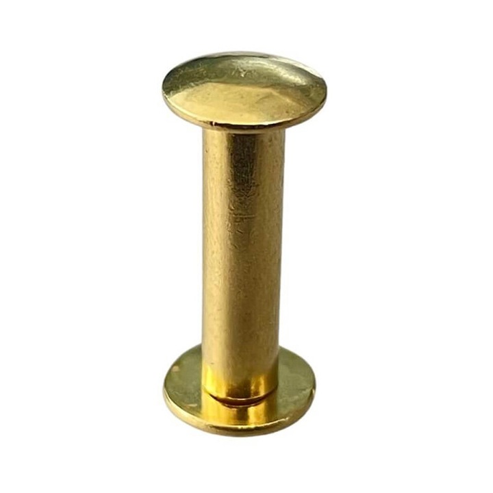 Set 50 nituri pentru legare carti, Kacperek, 50 mm, Auriu