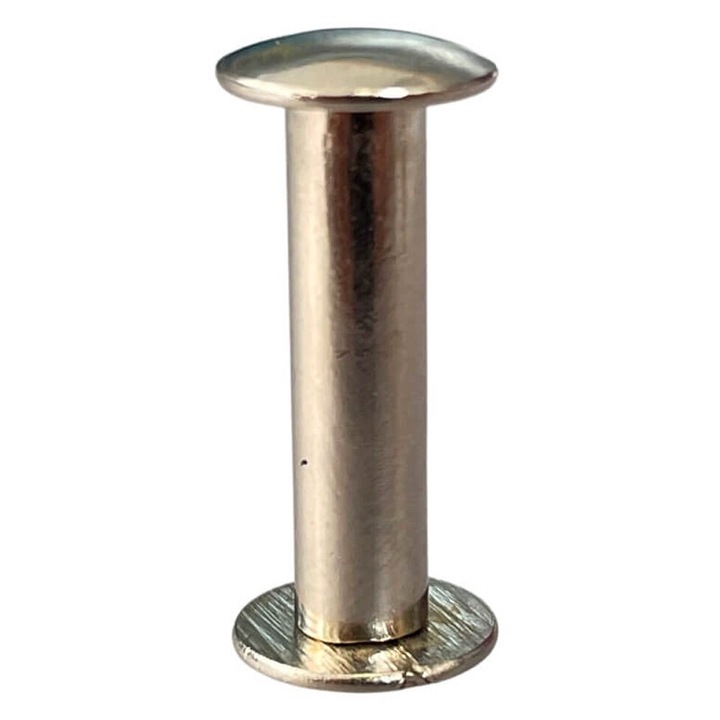 Set 50 nituri pentru legare carti, Kacperek, 55 mm, Argintiu