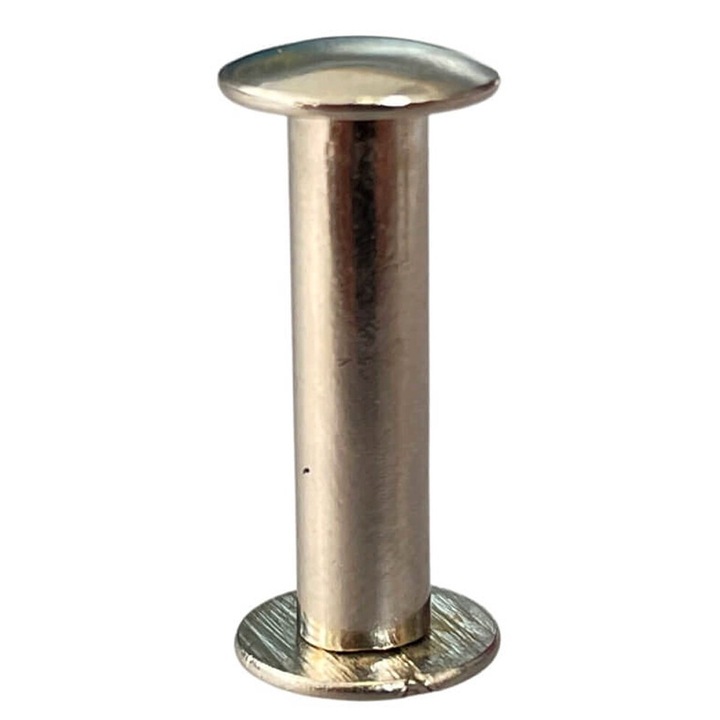 Set 50 nituri pentru legare carti, Kacperek, 80 mm, Argintiu