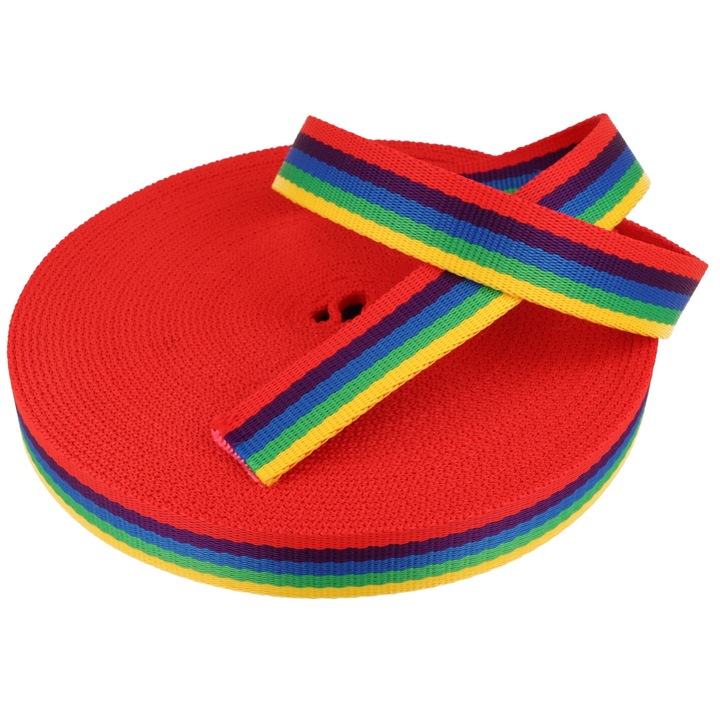 Banda de transport, 20mm, Kacperek, Polipropilena 50 metri, multicolor