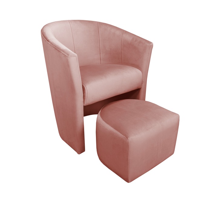 CLUB fotel, Atos, indiai rózsaszín, 65x60x75cm