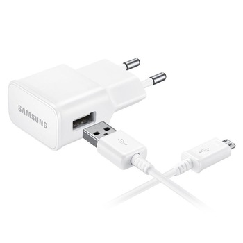 Incarcator Retea Samsung EP-TA20EWE, Cablu MicroUSB inclus, Fast Charging, Alb, Bulk Incarcator Retea Samsung EP-TA20EWE, Cablu MicroUSB inclus, Fast Charging, Alb, Bulk