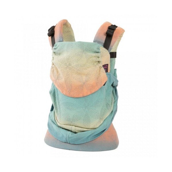 Marsupiu Emeibaby Organic Toddler - Baali Rainbow Silver Gray/Turquoise