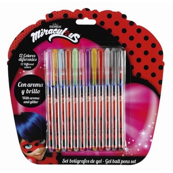 Set 12 pixuri gel LADYBUG MARINETTE Set 12 pixuri gel LADYBUG MARINETTE