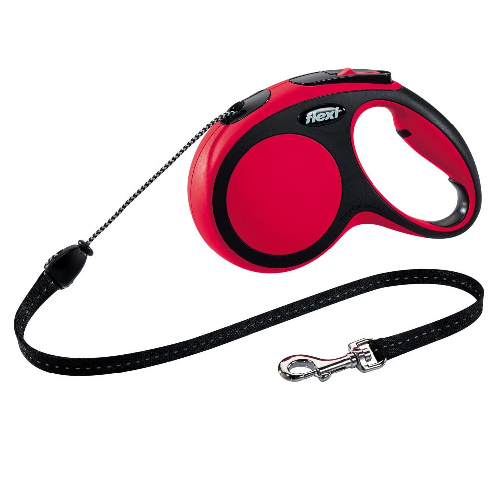 Lesa Trixie Flexi New COMFORT Coarda M 5m/20kg Rosu 21303