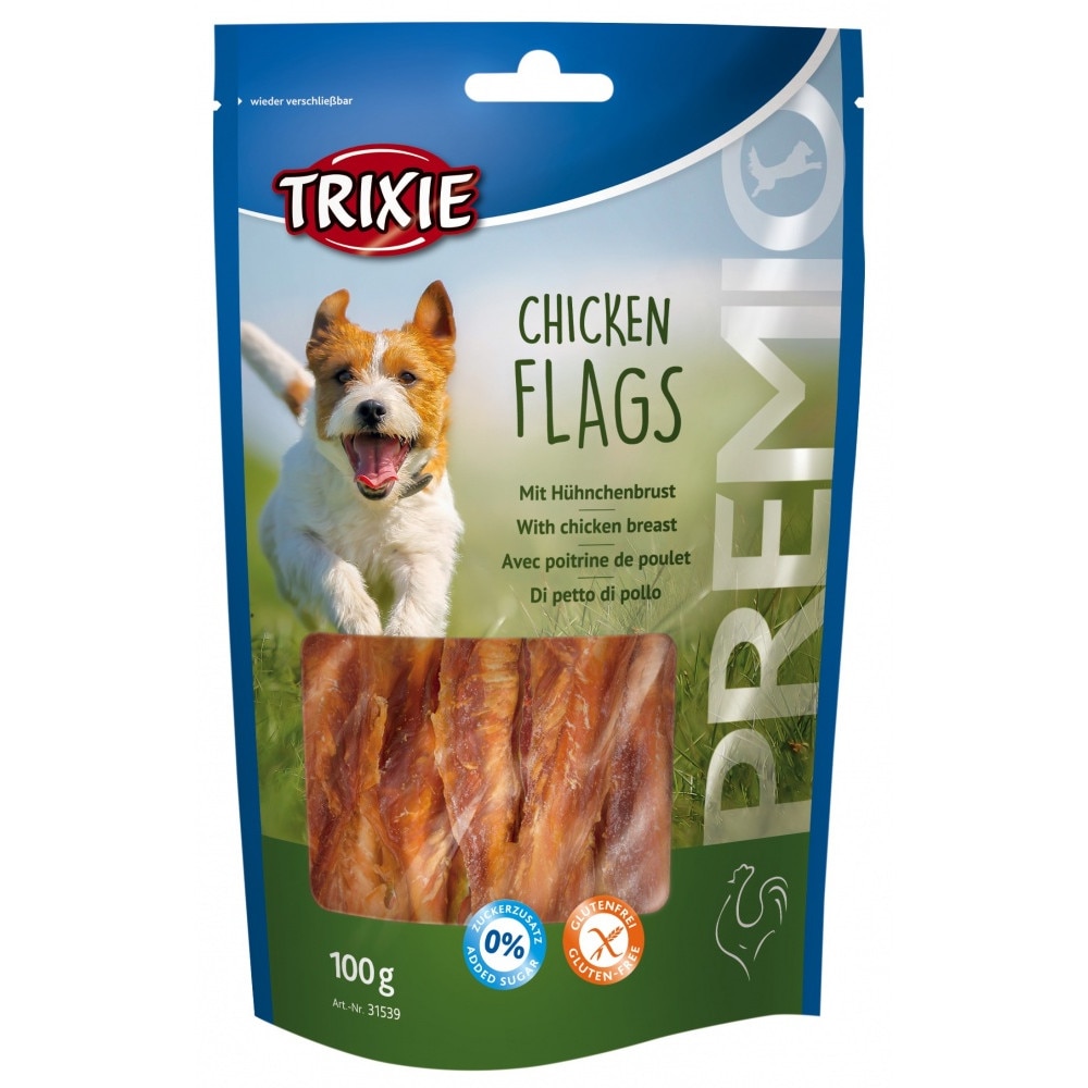 Recompensa Trixie Baton Piele Rasucit Cu File De Pui 100gr 31539