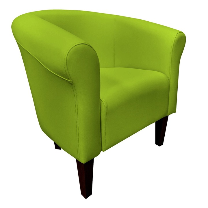 Milo fotel, Atos, eco-bőr, lime zöld