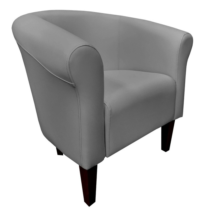 Milo fotel, Atos, eco-bőr, szürke