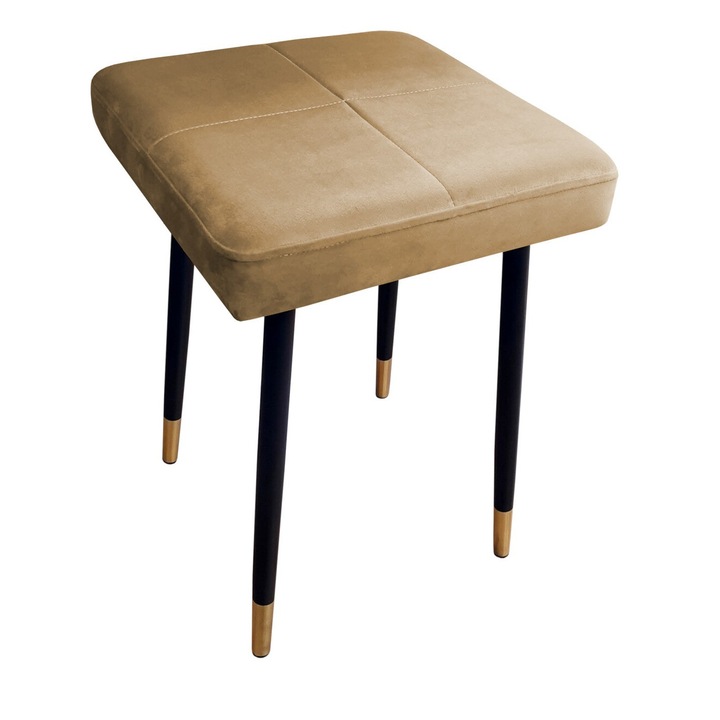 Табуретка Atos, модел MG06, кадифе, 37x37см, височина 49см, необходимо е сглобяване