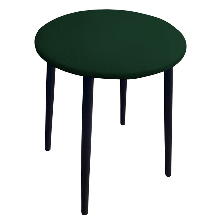 Atos széklet, Eco-bőr, 41 cm átmérőjű, 46 cm magas