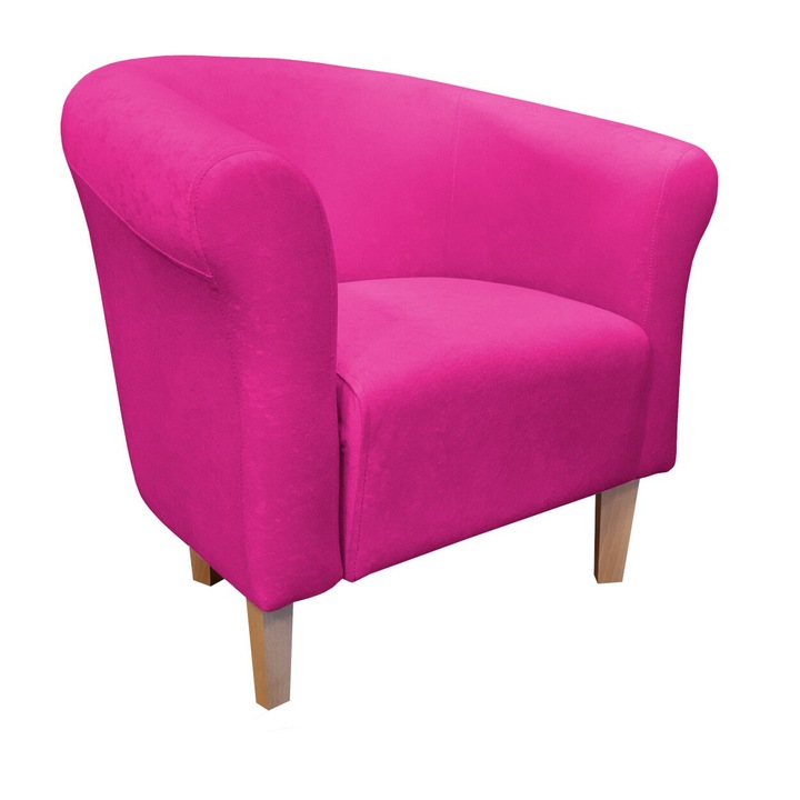 Fotel, Atos, rózsaszín, 69x73x60cm