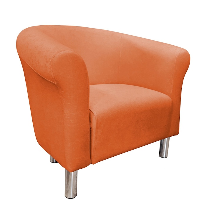 Fotel, Atos, 69x73x60cm, narancssárga
