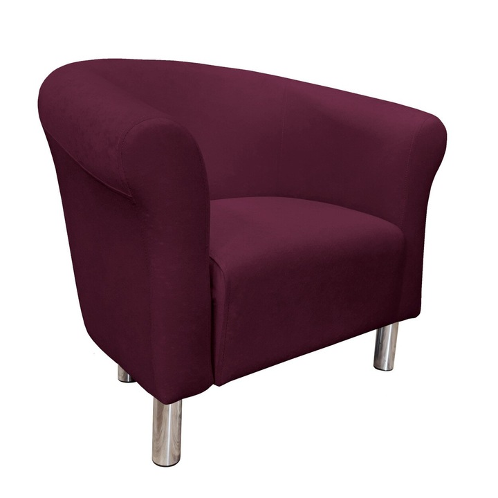 Fotel, Atos, lila, 69x73x60cm