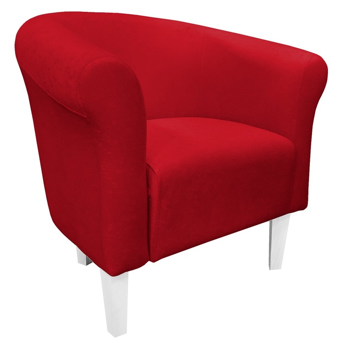 Fotel, Atos, piros, 73x60x74cm