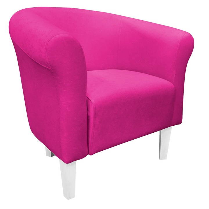 Fotel, Atos, rózsaszín, 74x73x60cm