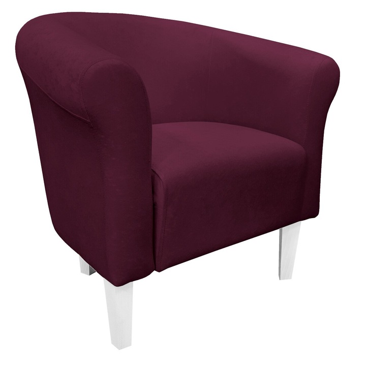 Fotel, Atos, lila, 74x73x60cm