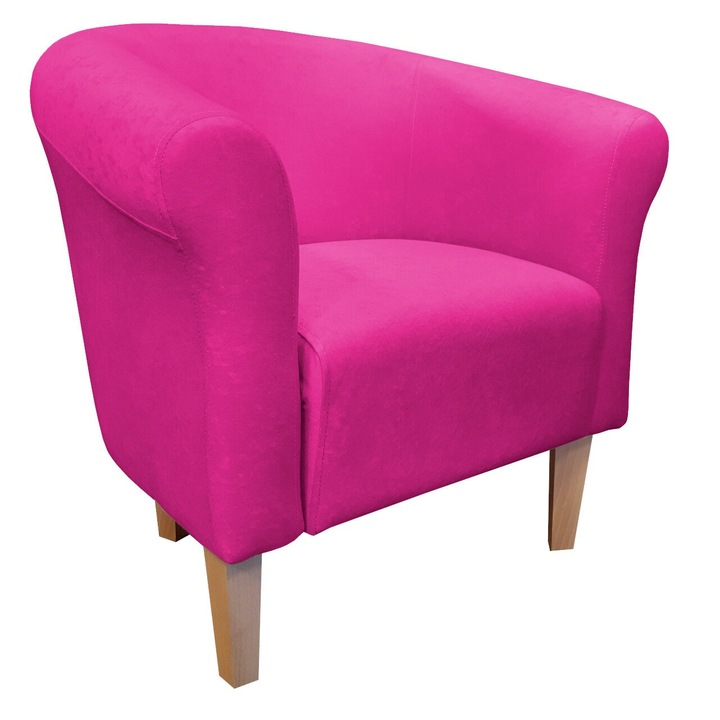 Milo fotel, Atos, 10, rózsaszín, 73x60x74cm, komplett készlet