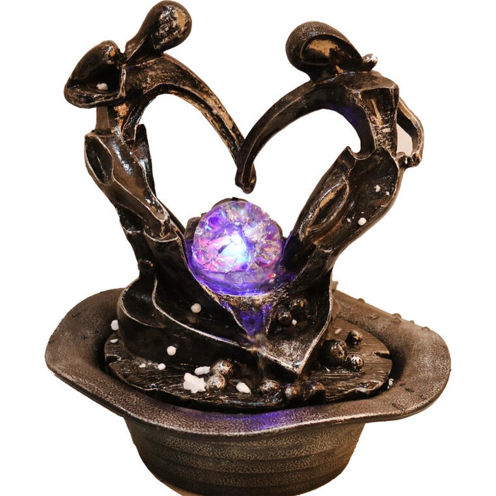 Декоративен фонтан Голиат модел двойка LED комплект с помпа 220-240V