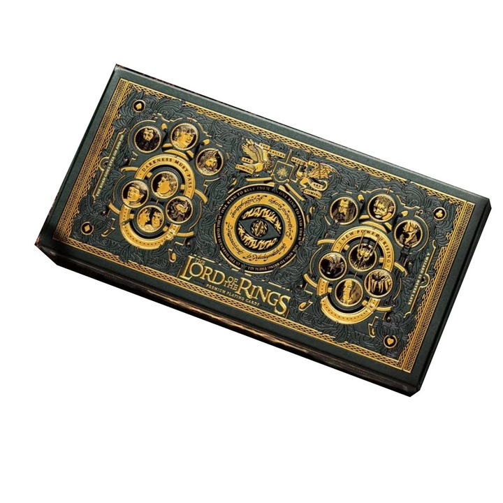 Карти за игра Theory11, Lord of the Rings, Premium Box Set, 4 опаковки, 89 x 63 mm, Многоцветен