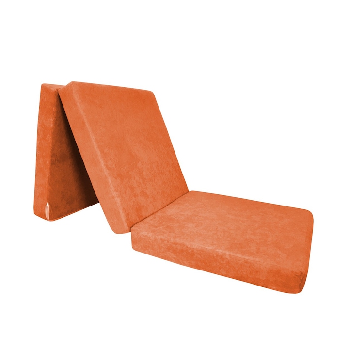 Atos összecsukható matrac 180x60x15, kopásálló, narancssárga