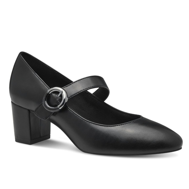 Marco Tozzi Marco Tozzi női tépőzáras fekete félcipő 24402-44-001 07492