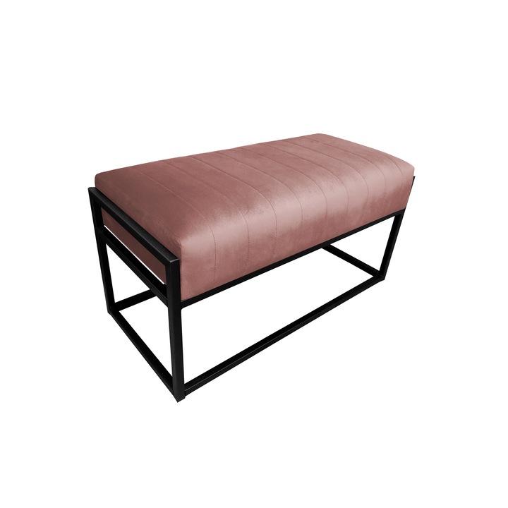 Табуретка, Atos, KAYA LOFT, MG58, пейка, пуф, метална поставка за крачета