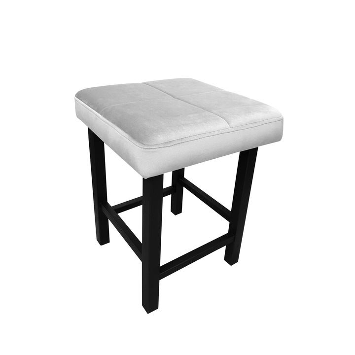 Табуретка Atos, модел Loft, 45см, светло сива