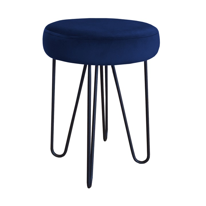 Atos Venus zsámoly, fém talp, 49x35x35cm, bársony kárpitozás