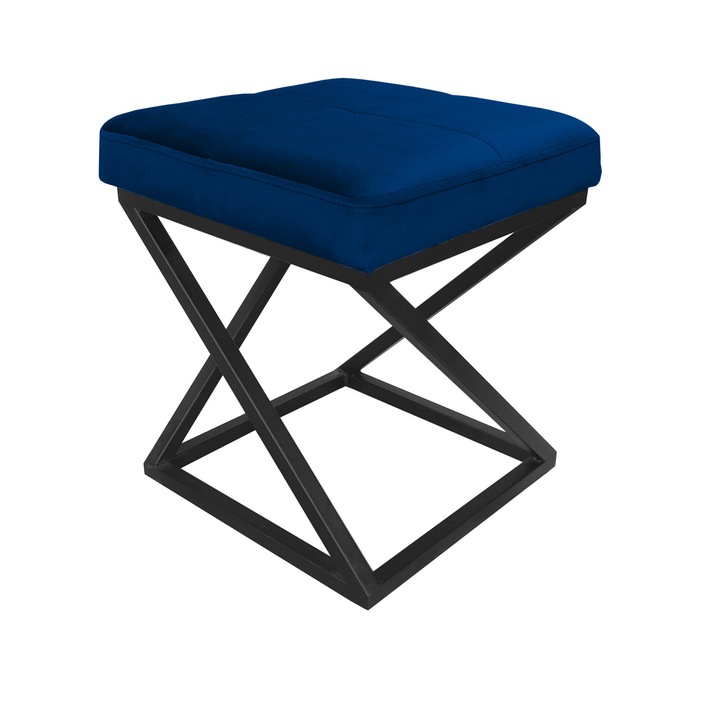 ZOA LOFT zsámoly, Atos, 37x37x42cm, bársony anyag