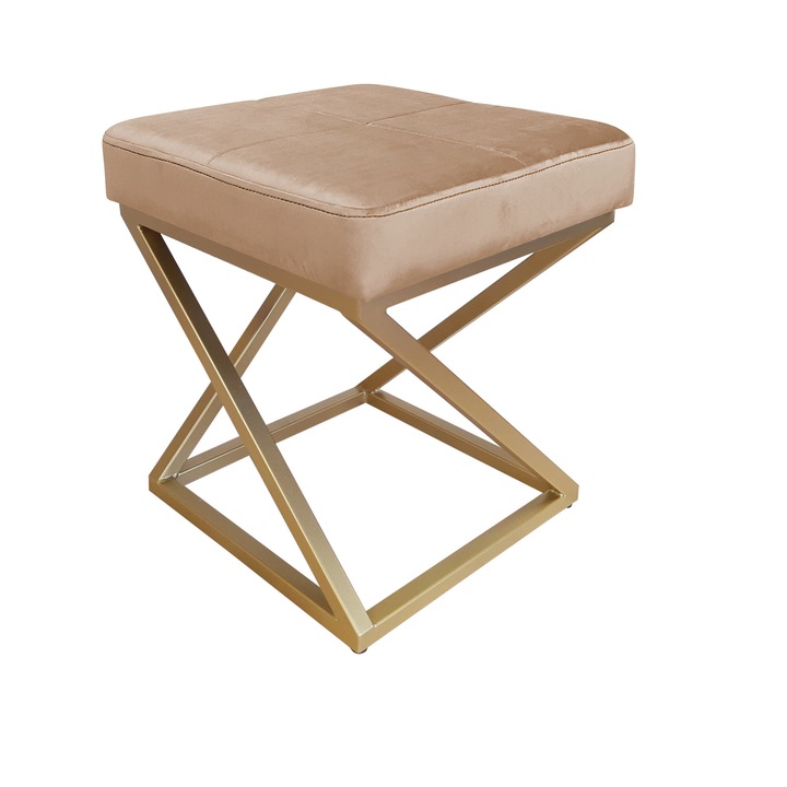 ZOA LOFT zsámoly, Atos, arany keret, 37x37x42cm