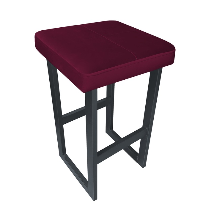 ALEX табуретка, Atos, Кадифе, 75 см, основа графит