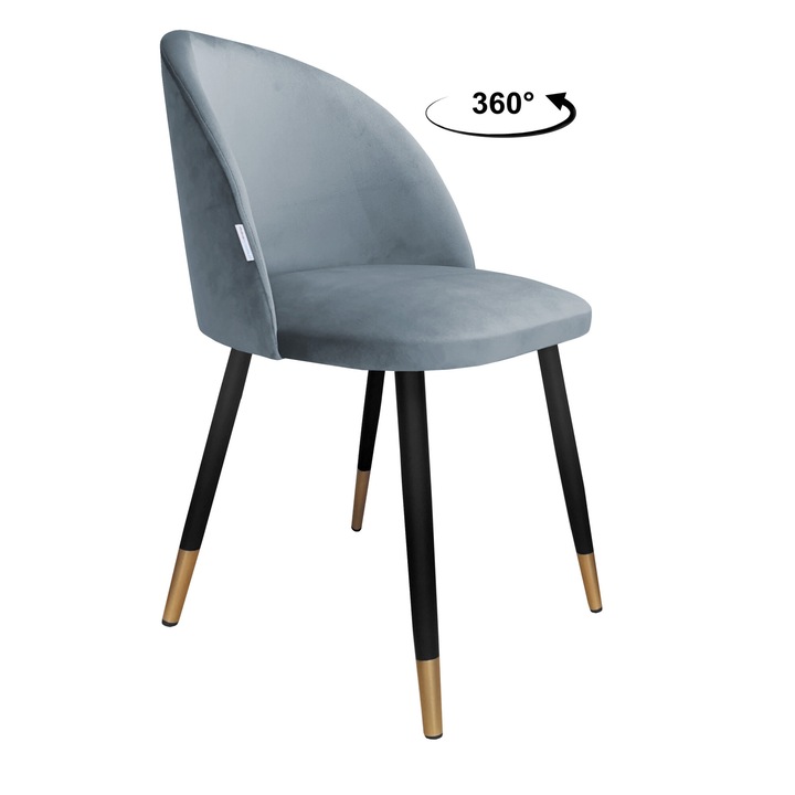 Стол Colin, Atos, черно-златиста основа, BL06