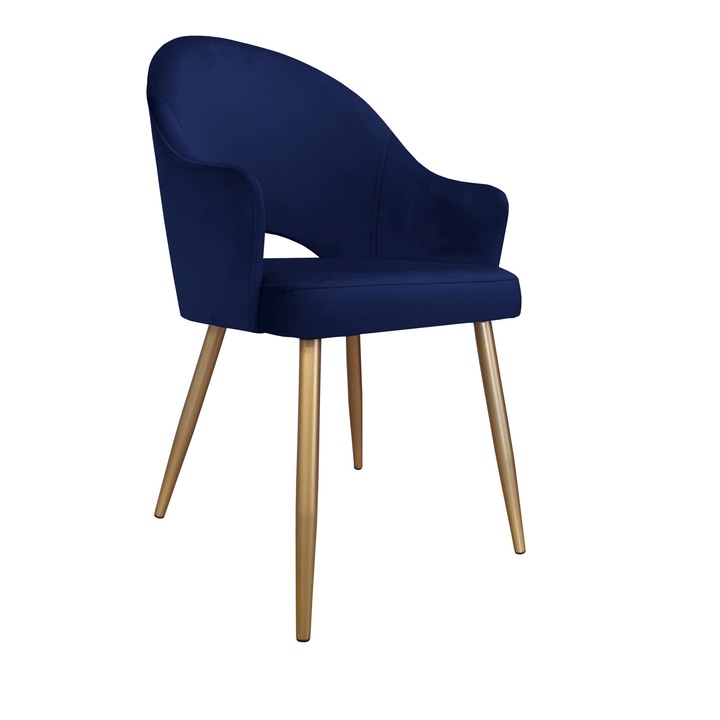 Bársony szék, Atos, arany lábbal MG16