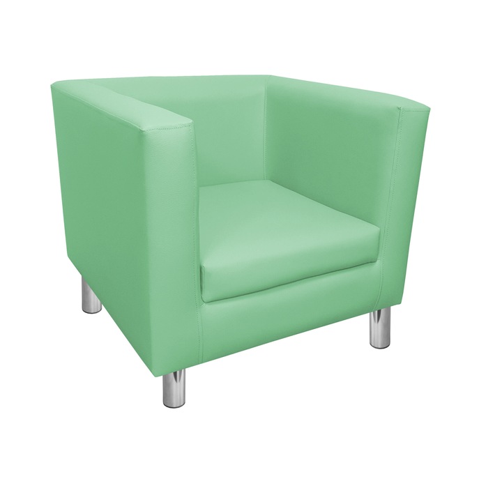 Monaco fotel, Atos, eco-bőr, sárga