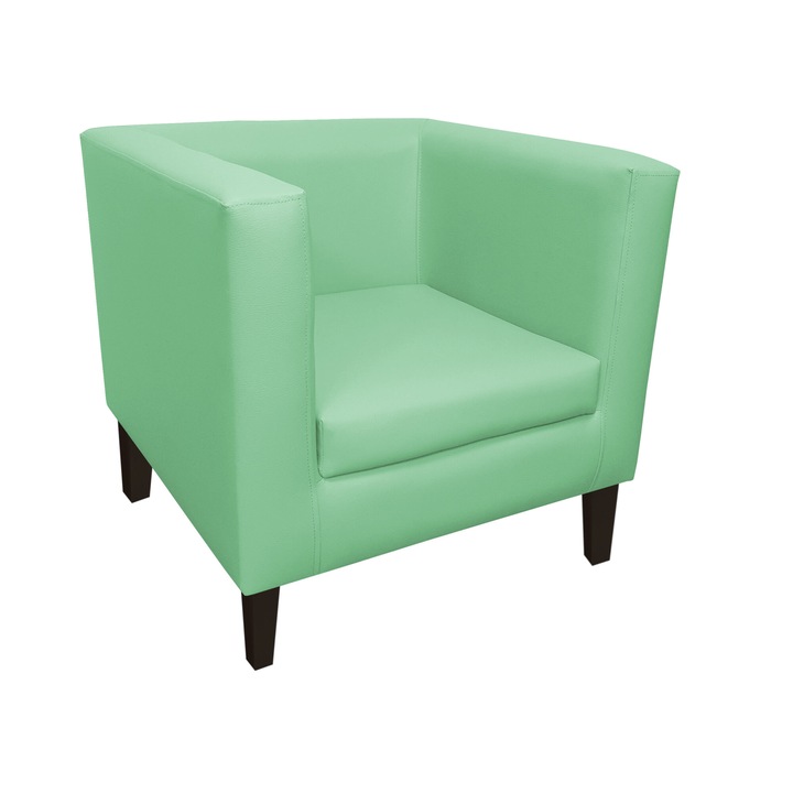 Monaco fotel, Atos, eco-bőr, 67x68x70 cm, zöld