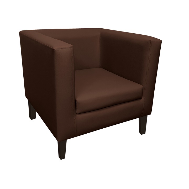 Фотьойл Monaco, Atos, ECO SKORA, кафяв, 67x68x65см