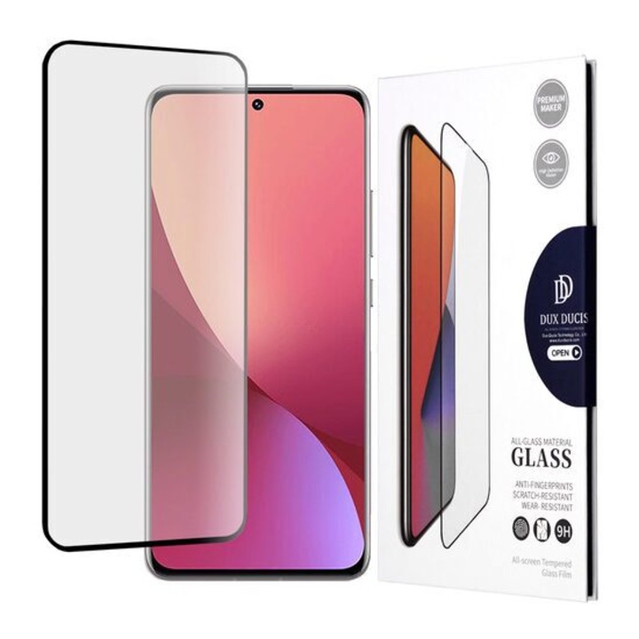 Film Xiaomi 12 / 12X-hez - Dux Ducis edzett üveg - fekete