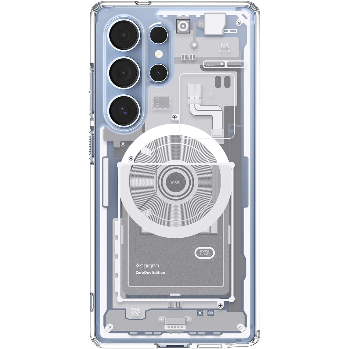 Husa pentru Samsung Galaxy S25 Ultra - Spigen Ultra Hybrid Zero One MagSafe - White