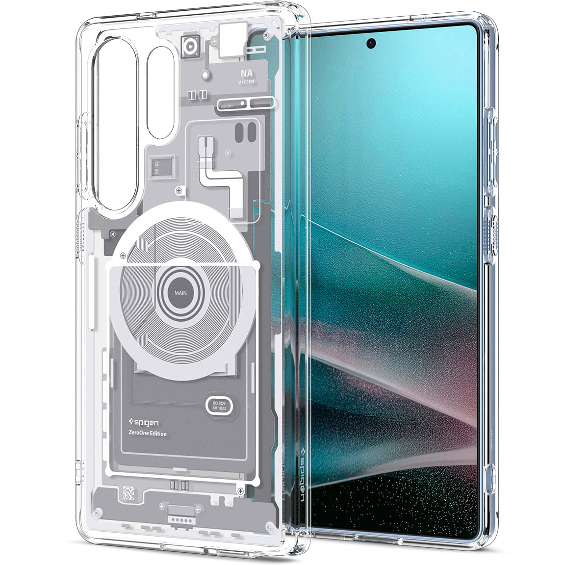 Husa pentru Samsung Galaxy S25 Ultra - Spigen Ultra Hybrid Zero One MagSafe - White
