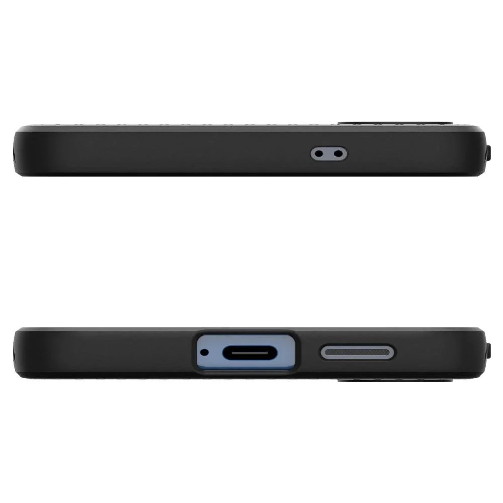 Carcasa Spigen Liquid Air compatibila cu Samsung Galaxy S25 Matte Black