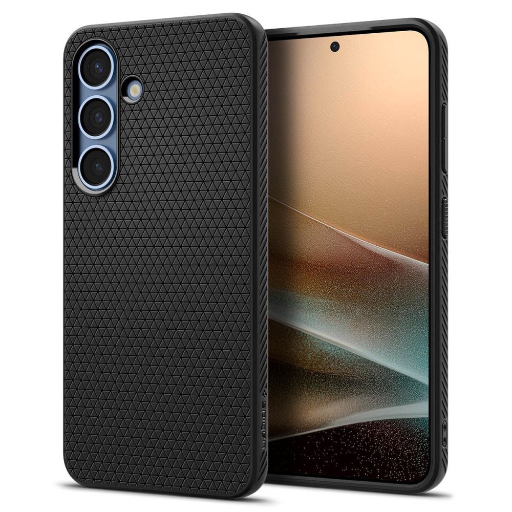 Carcasa Spigen Liquid Air compatibila cu Samsung Galaxy S25 Matte Black