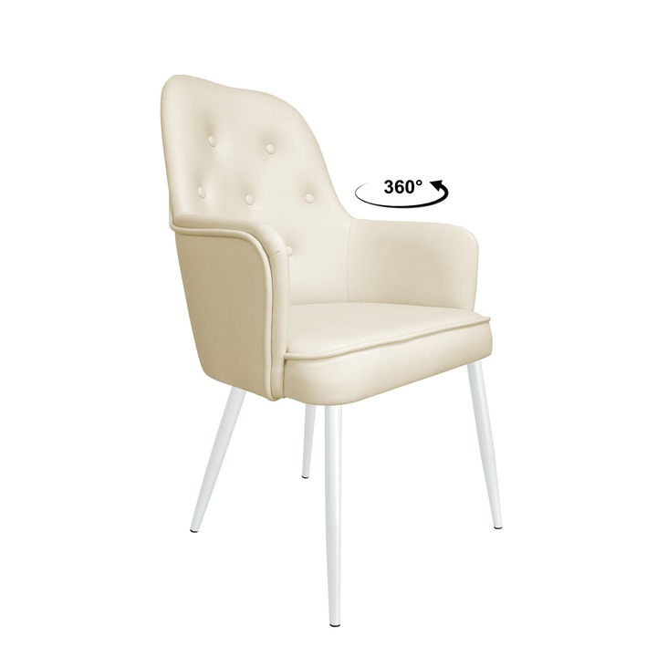 Стол, Atos, дърво/полиестер, 98 см