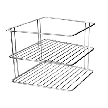 Uscator pentru tacamuri si farfurii 3 nivele ungi crom PRESTIGE 48x37x25cm MN0145107 Uscator pentru tacamuri si farfurii 3 nivele ungi crom PRESTIGE 48x37x25cm MN0145107