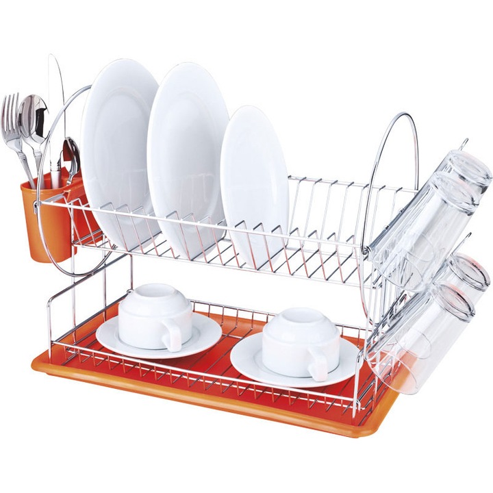 Suport uscator pentru farfurii 2 nivele MN018599