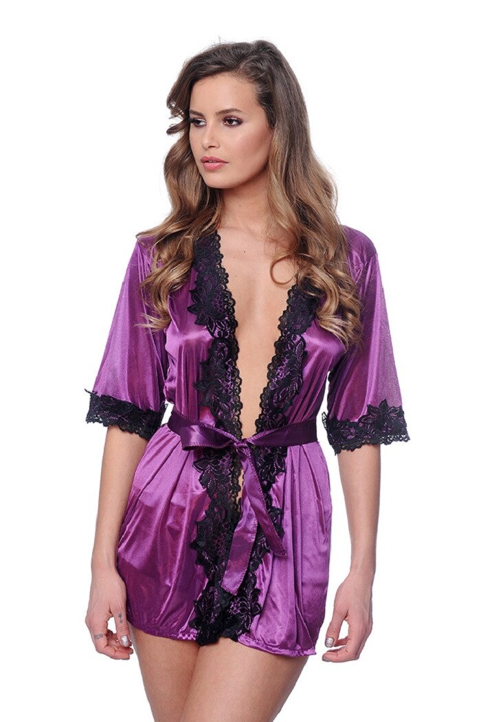 Halat BellaVie Rolan, Mov, One Size