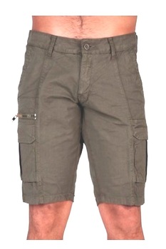 Pantaloni scurti Bonavita gri cu fermoar, Gri cu fermoar Pantaloni scurti Bonavita gri cu fermoar, Gri cu fermoar